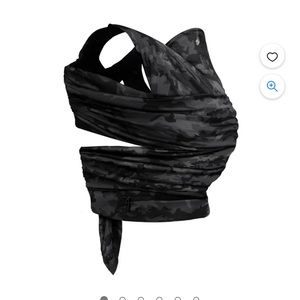 Boppy Baby CarrierComfyFit | Black Camo with Waist Pocket| Hybrid Wrap